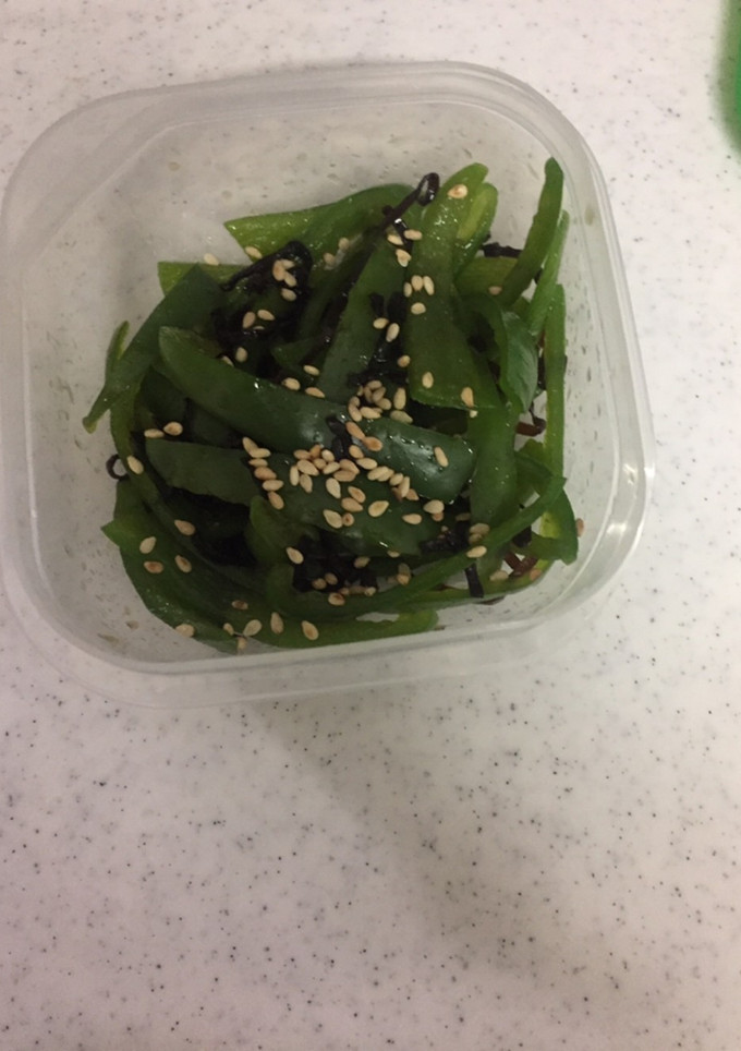塩昆布とピーマンの和え物-レシピのメイン写真
