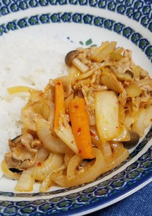 豚キムチ野菜炒め-レシピのメイン写真