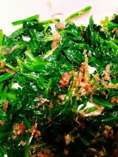 ほうれん草とかつおぶし -レシピのメイン写真