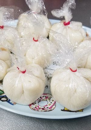 食パンと餃子のタネでミニ肉まん-レシピのメイン写真