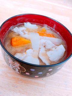ほっこり♡かぼちゃの豚汁-レシピのメイン写真