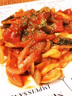 鯵フィーレのトマトソース煮-レシピのメイン写真