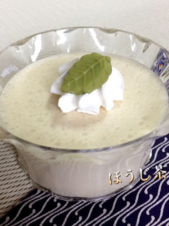 ほうじ茶ソイムース-レシピのメイン写真