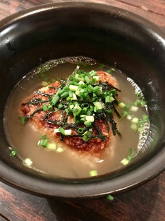 居酒屋の焼きおにぎり茶漬け♪-レシピのメイン写真