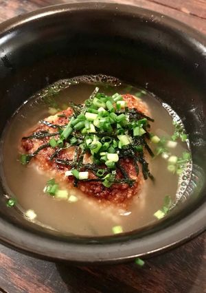 居酒屋の焼きおにぎり茶漬け♪-レシピのメイン写真