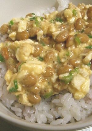 簡単☆納豆スタミナ丼-レシピのメイン写真