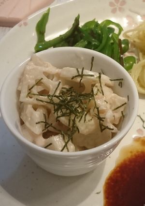 長芋とれんこんのタラコソース和え-レシピのメイン写真