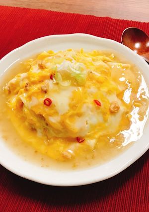 パスタソースで簡単 天津飯-レシピのメイン写真