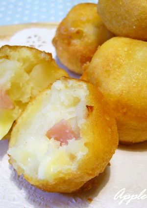 ほくほく*チーズ入りじゃがドッグ-レシピのメイン写真