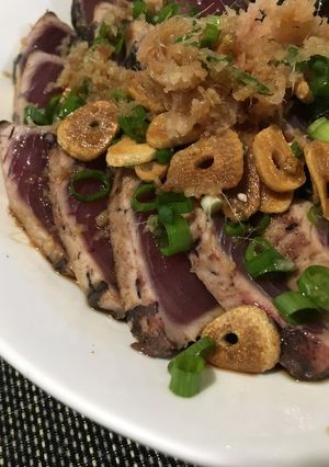 薬味たっぷり☆鰹タタキ-レシピのメイン写真
