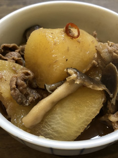 大根と牛肉の甘辛煮-レシピのメイン写真