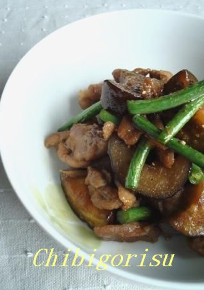 なすと豚肉の✿甘辛炒め-レシピのメイン写真