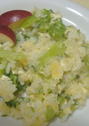 野沢菜漬けのあっさりチャーハン-レシピのメイン写真