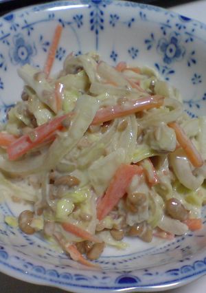 納豆なっとくネバネバサラダ♪-レシピのメイン写真