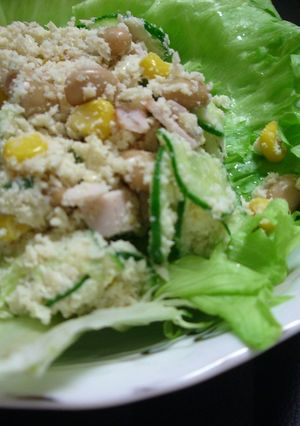 おからとお豆の健康サラダ-レシピのメイン写真