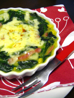朝ごはん♬ほうれん草コーンスープグラタン-レシピのメイン写真