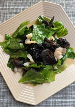 レタスとキクラゲの炒め物-レシピのメイン写真