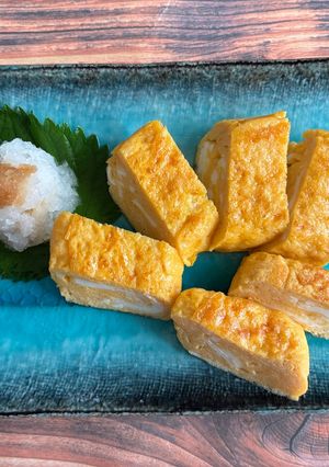 めんつゆ(唐船峡)を使った卵焼き✨-レシピのメイン写真