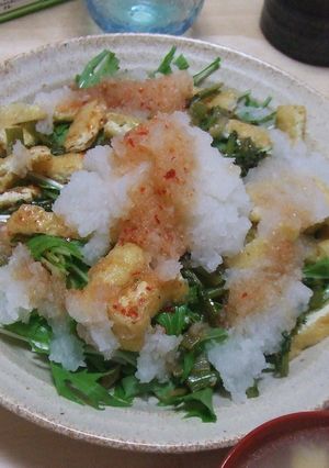 さっぱり水菜の和風サラダ-レシピのメイン写真
