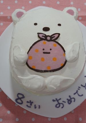すみっコぐらし　しろくまケーキ-レシピのメイン写真