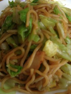 レタスで焼きそば-レシピのメイン写真