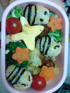 キャラ弁~お花畑弁当~-レシピのメイン写真