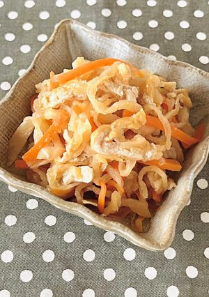 鍋不要★レンジで簡単♪切り干し大根の煮物-レシピのメイン写真