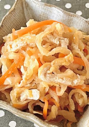 鍋不要★レンジで簡単♪切り干し大根の煮物-レシピのメイン写真