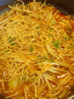 鍋ラーメン-レシピのメイン写真