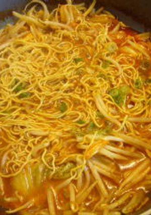 鍋ラーメン-レシピのメイン写真