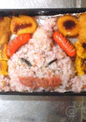 ＤＢキャラ弁★魔人ブゥ・・・？-レシピのメイン写真
