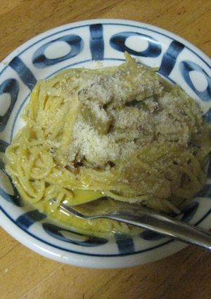 チキンとかぼちゃクリームのパスタ-レシピのメイン写真