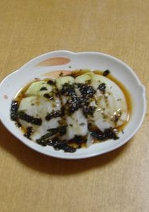 レンジで温玉ねぎサラダ-レシピのメイン写真