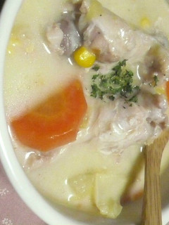 ♡どっさりキャベツと鶏手羽のクリーム煮♡-レシピのメイン写真