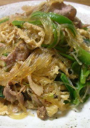 春雨と豚肉の和風なコンビネーション-レシピのメイン写真