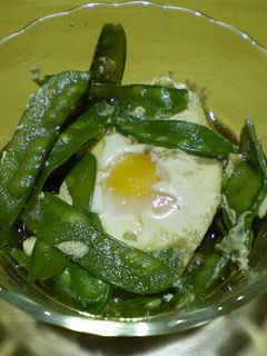 さやえんどうと卵の煮物-レシピのメイン写真