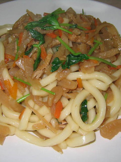 切干大根で焼きうどん-レシピのメイン写真