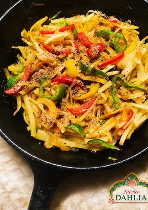 ༺じゃがいも細切り炒め🇧🇩ベンガル料理༻-レシピのメイン写真