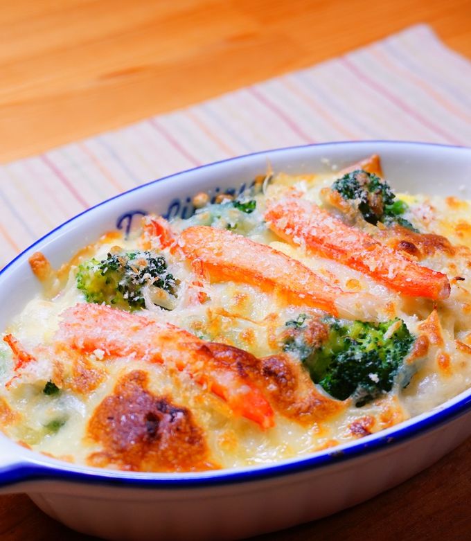 ズワイ蟹と白菜のグラタン by かにのマルマサ 【クックパッド】 簡単