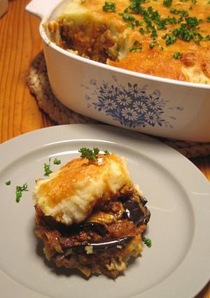 マッシュポテトとひき肉の重ね焼き-レシピのメイン写真