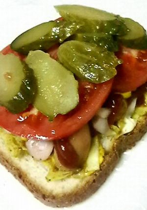 食パンでホットドッグ風☆豪華サンド☆☆-レシピのメイン写真