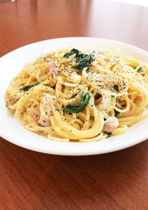 ワンポット☆具がたっぷり！クリームパスタ-レシピのメイン写真