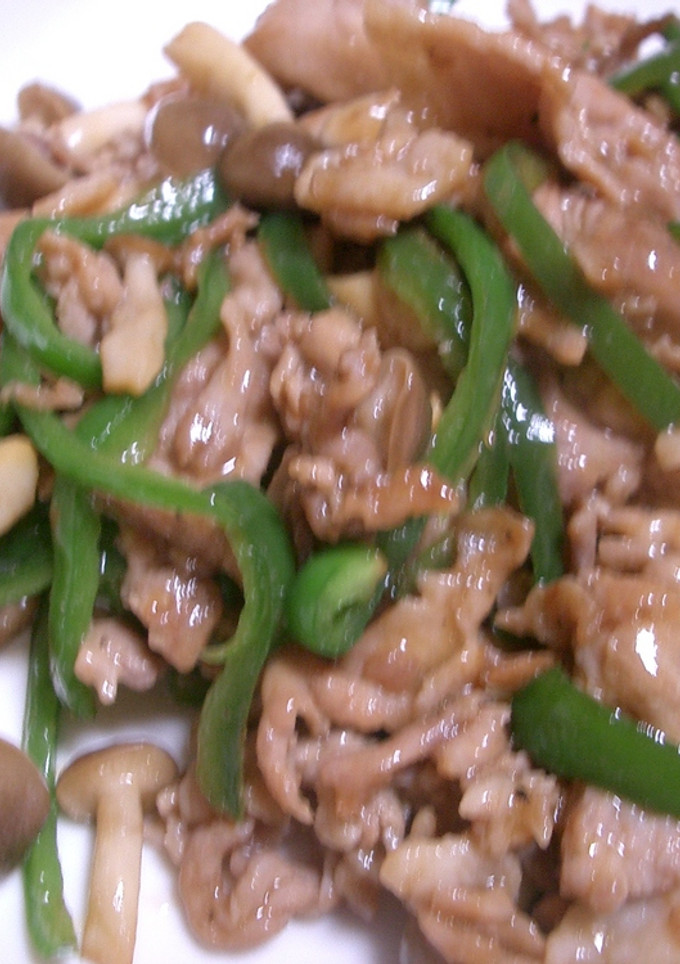 ピーマンと豚肉の中華炒め-レシピのメイン写真