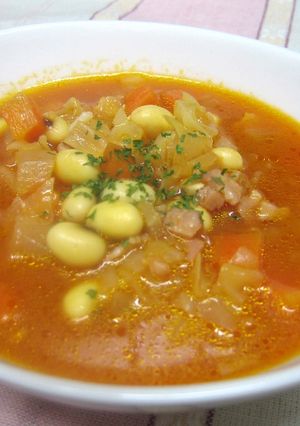 野菜たっぷり簡単ミネストローネ-レシピのメイン写真