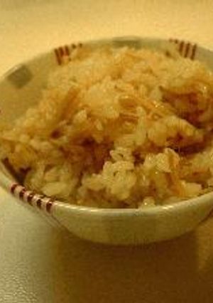 なめ茸茶漬けの炊き込みご飯-レシピのメイン写真
