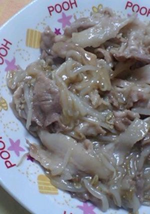 豚肉ともやしの炒め物-レシピのメイン写真