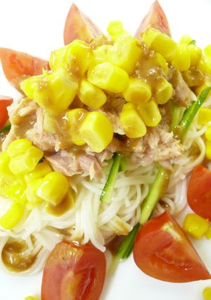サラダ素麺。-レシピのメイン写真