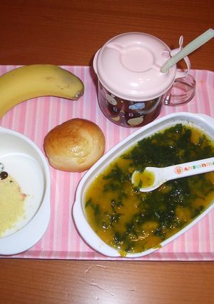 離乳食　ほうれん草スープ-レシピのメイン写真