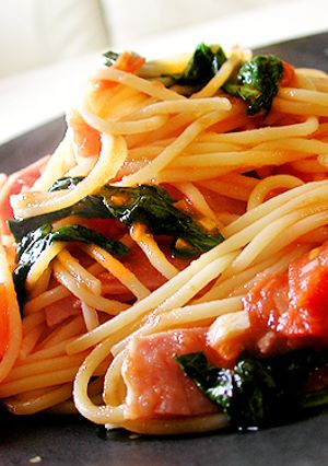 おいしいね♪トマトとバジルのパスタ-レシピのメイン写真