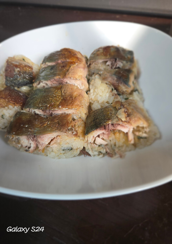 お手軽！焼きサバの押し寿司風-レシピのメイン写真